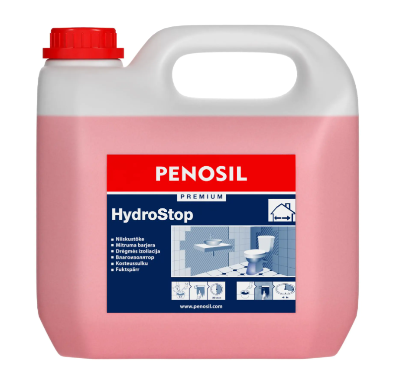 PENOSIL Premium HydroStop. Aizsargā no mitruma kaitīgās ietekmes.